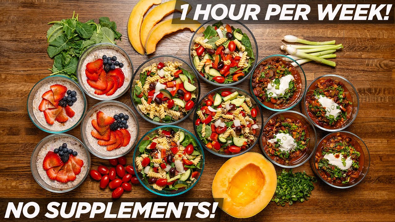 The Ultimate FAST High-Protein Vegan Meal Prep Guide: 7 Days in Just 1 Hour!